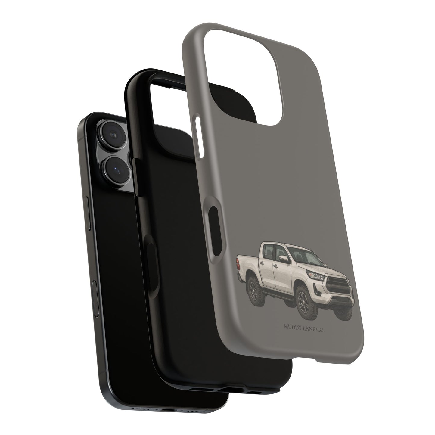 Farm Truck Tough Phone Case in Dark Grey Matte