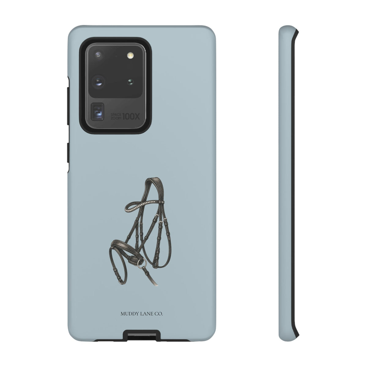 Bridle Tough Phone Case in Dusty Blue Matte