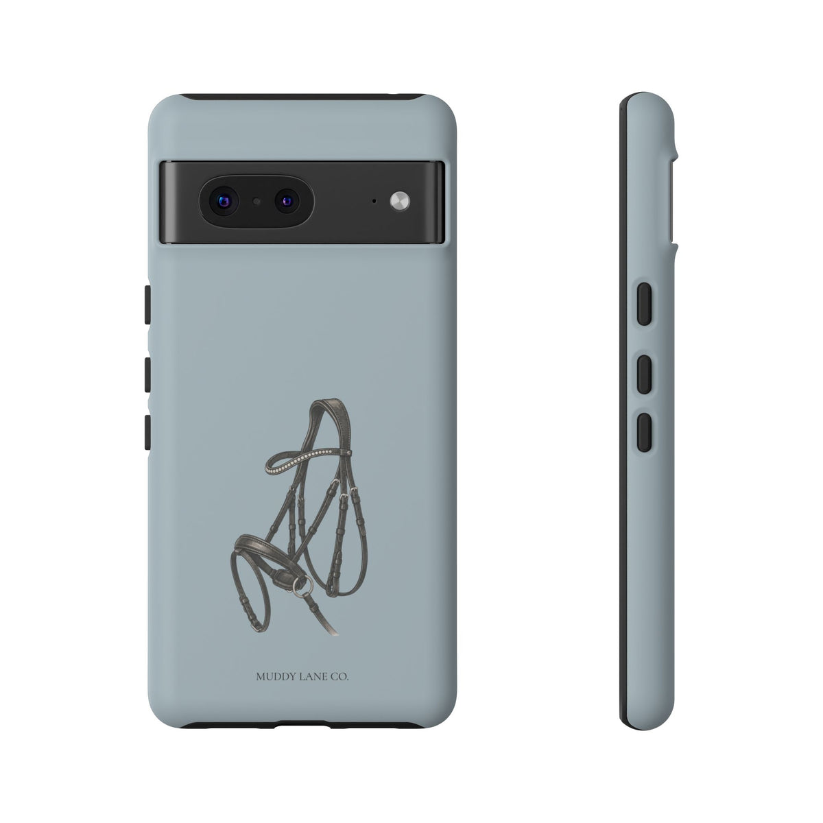 Bridle Tough Phone Case in Dusty Blue Matte