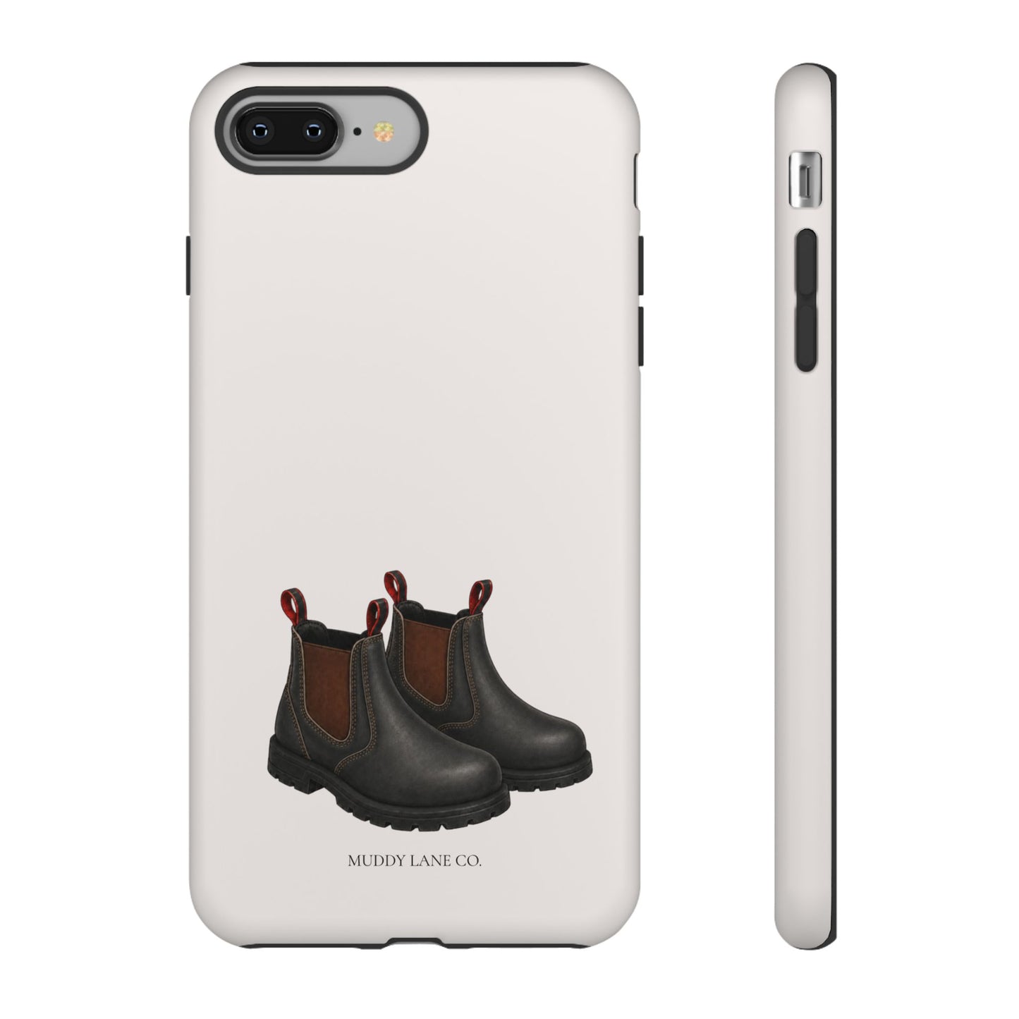 Yard Boots Tough Phone Case in Warm Cream Matte