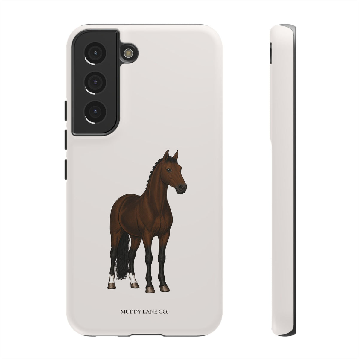 Bay Horse Tough Phone Case in Warm Cream Matte