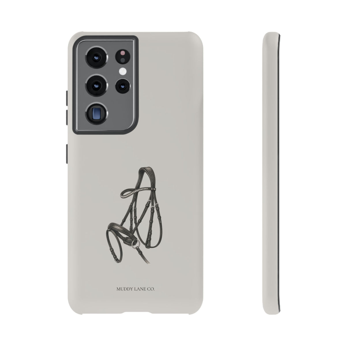 Bridle Tough Phone Case in Soft Grey Matte