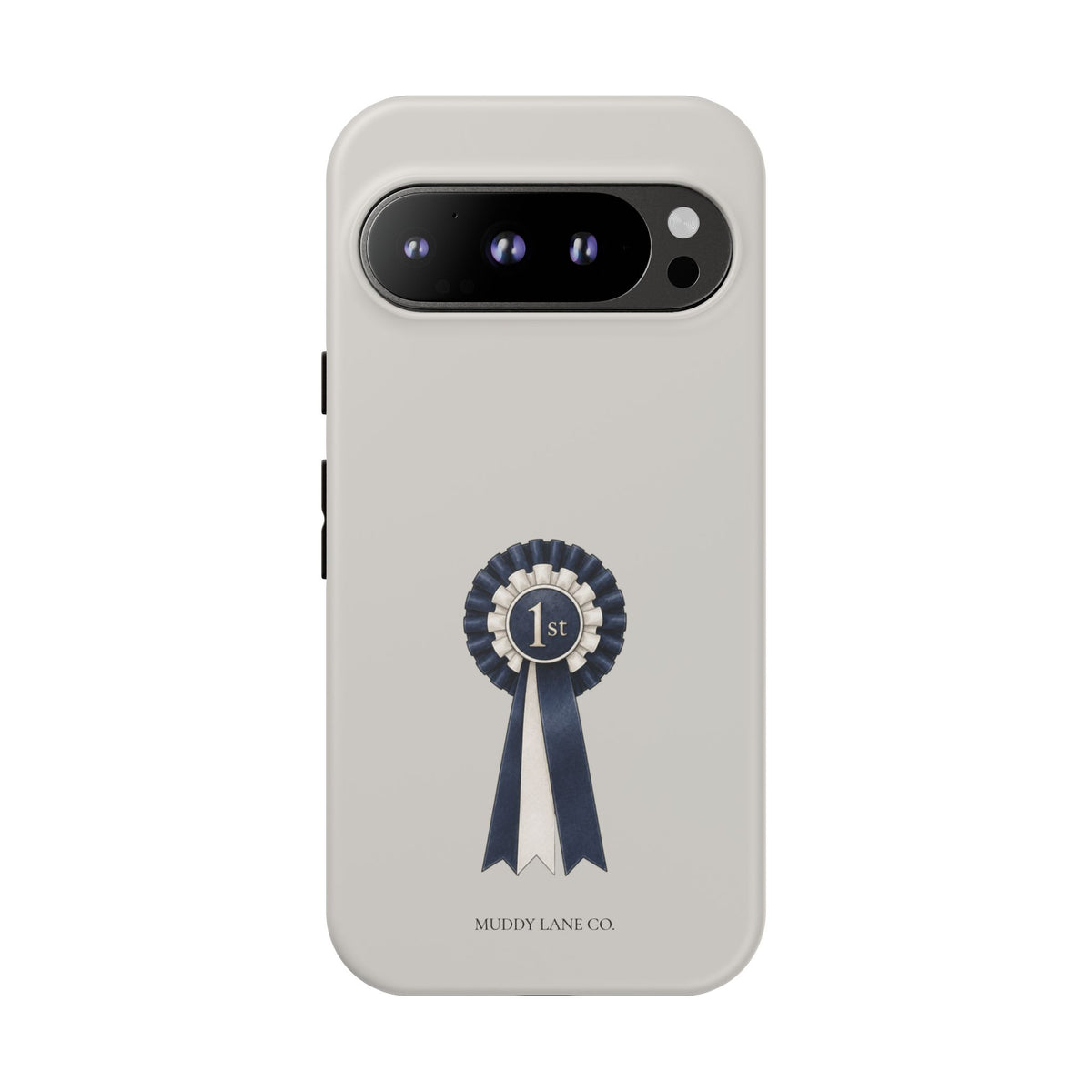 Rosette Tough Phone Case in Soft Grey Matte