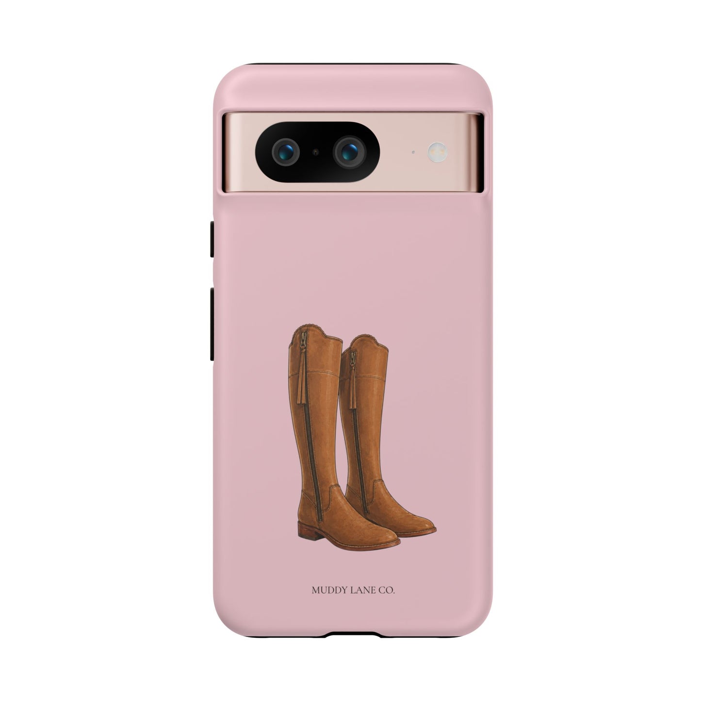 Riding Boots Tough Phone Case in Soft Rosette Pink Matte