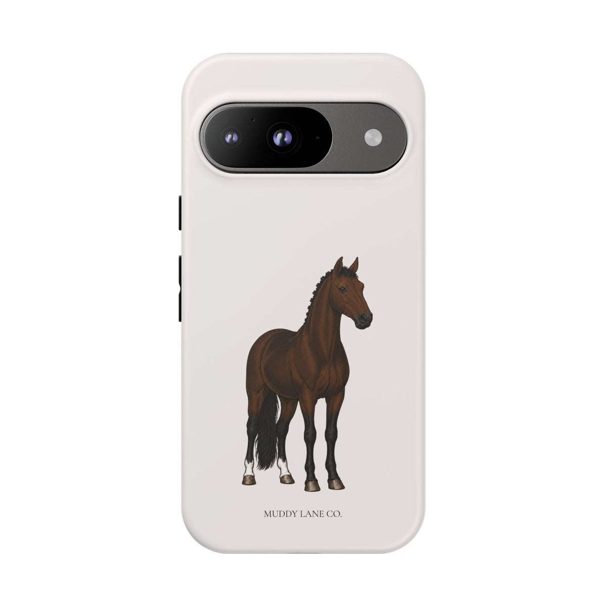 Bay Horse Tough Phone Case in Warm Cream Matte