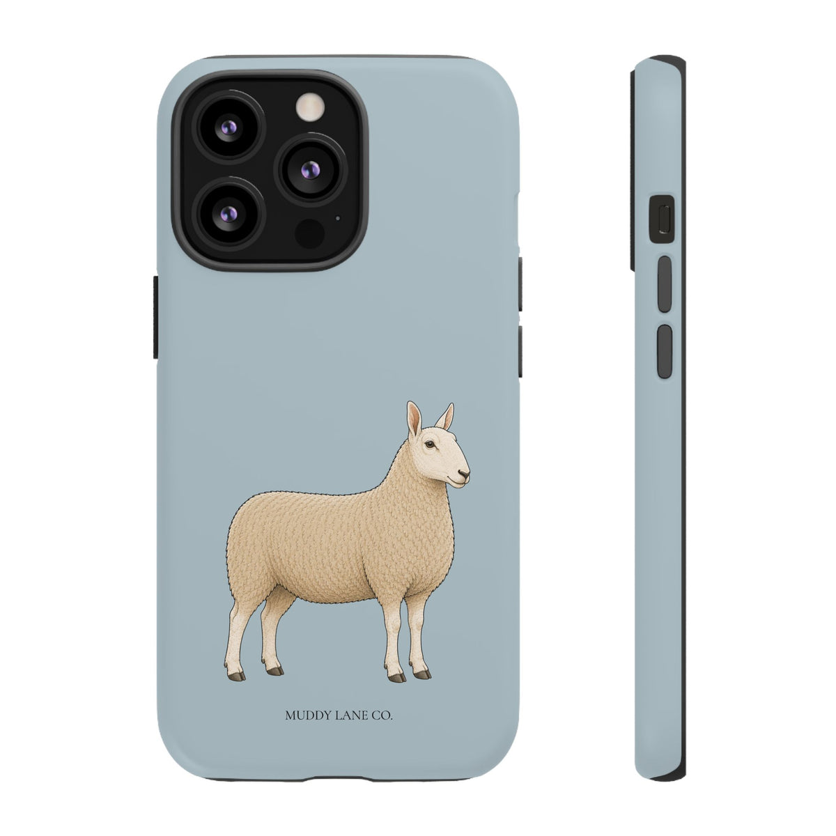 Border Leicester Tough Phone Case in Dusty Blue Matte