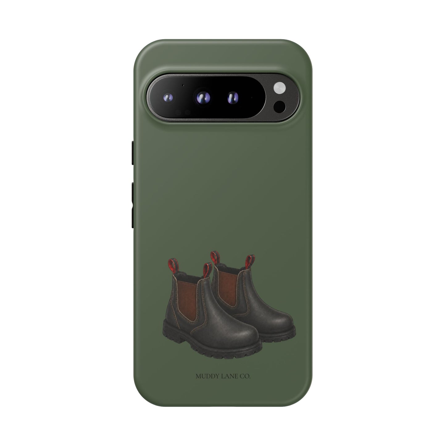 Yard Boots Tough Phone Case in Forest Green Matte