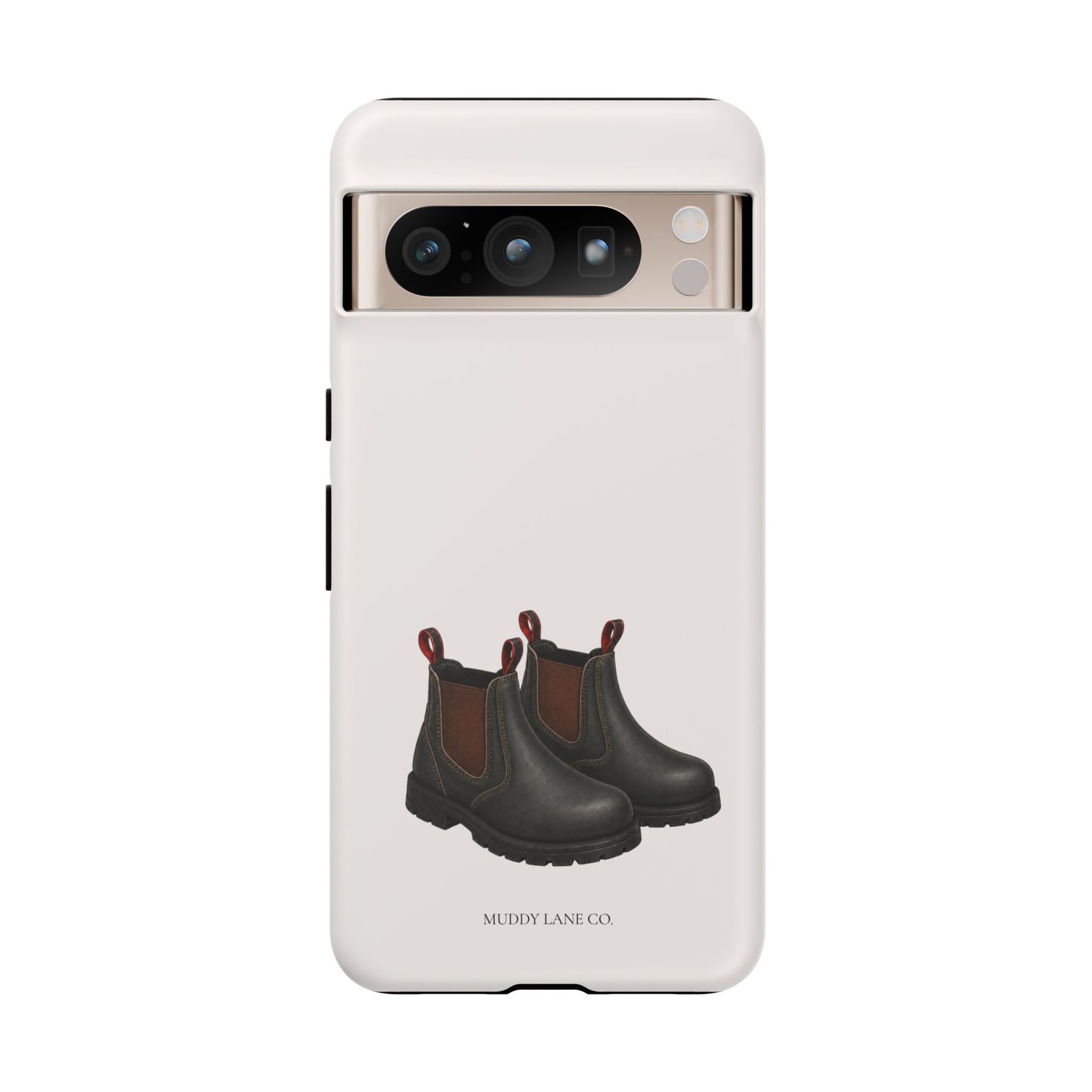Yard Boots Tough Phone Case in Warm Cream Matte