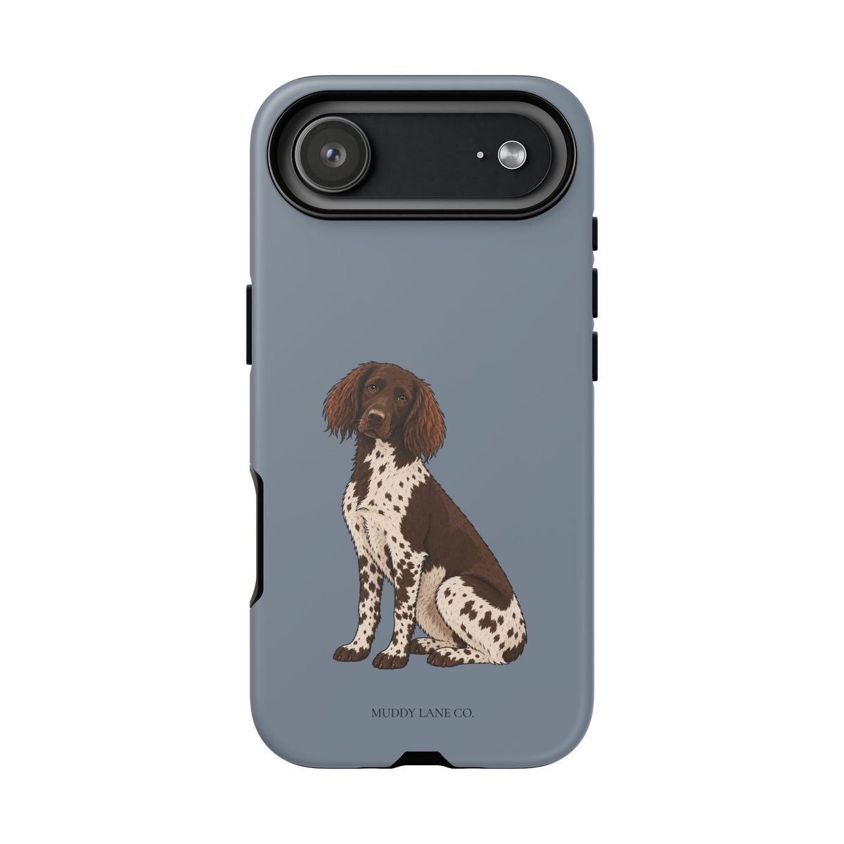 Spaniel Tough Phone Case in Smoke Blue Matte