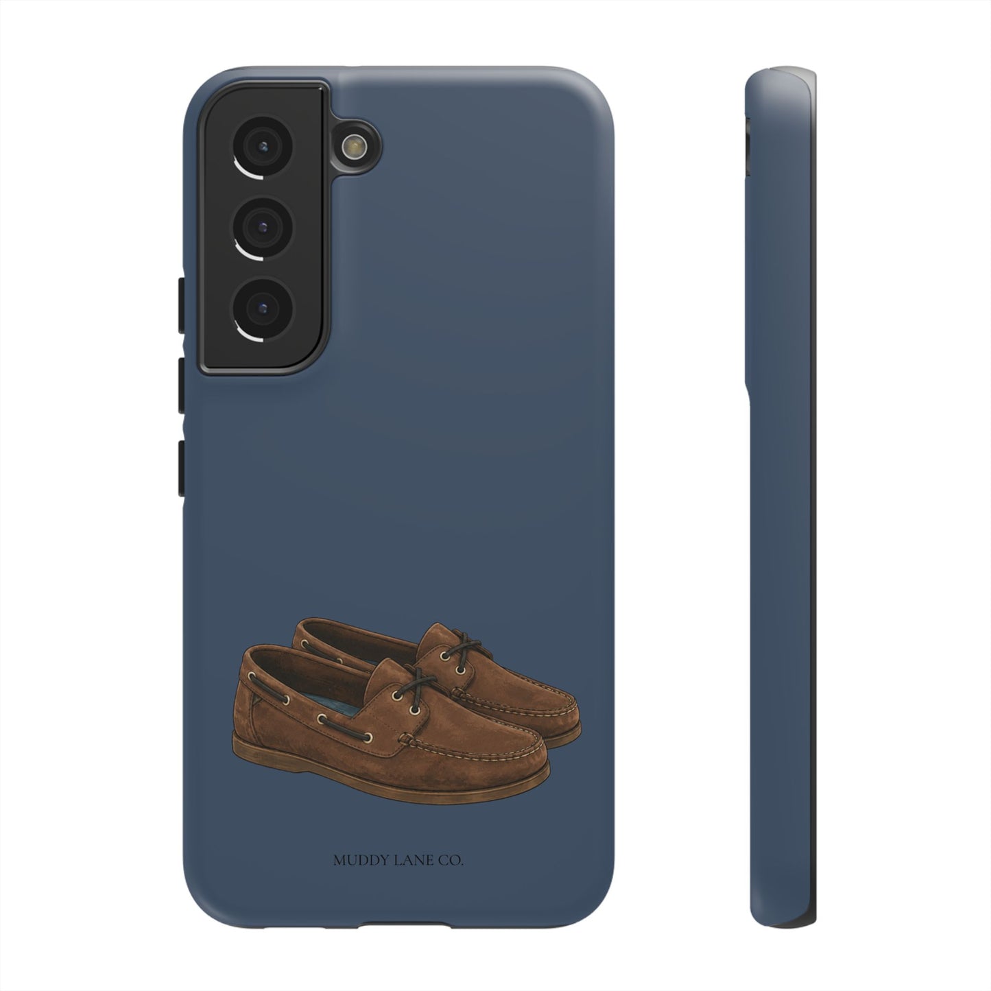 Deck Shoes Tough Phone Case in Deep Navy Matte