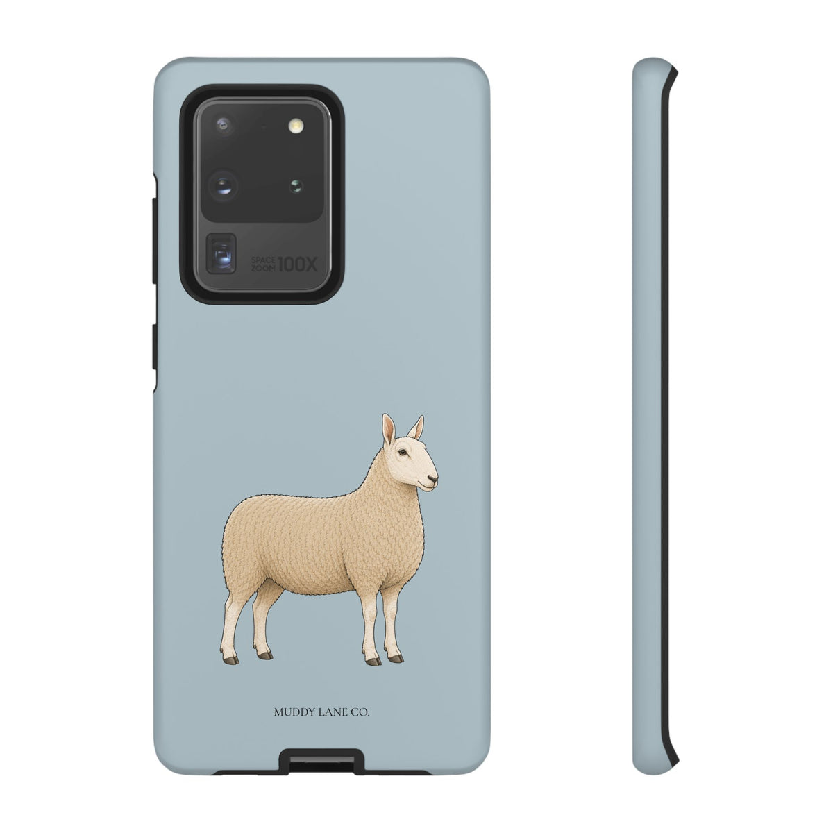 Border Leicester Tough Phone Case in Dusty Blue Matte