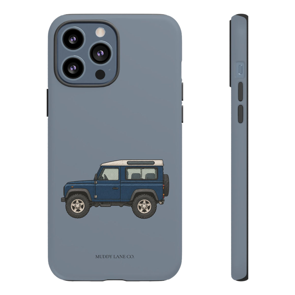 Blue Classic 4x4 Tough Phone Case in Smoke Blue Matte