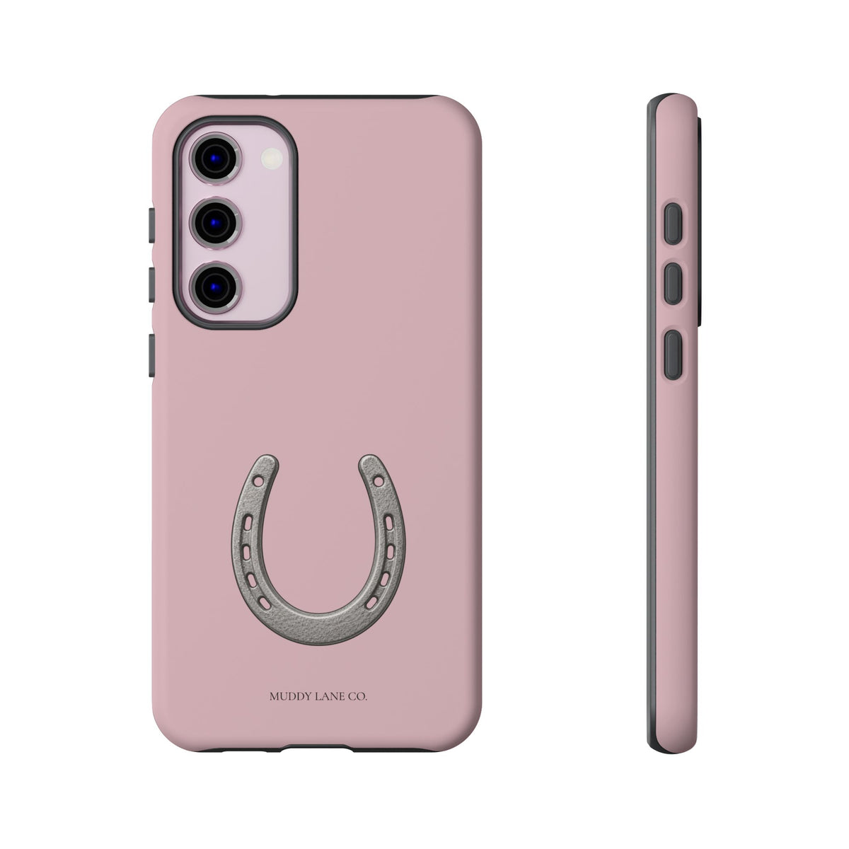 Horseshoe Tough Phone Case in Soft Rosette Pink Matte