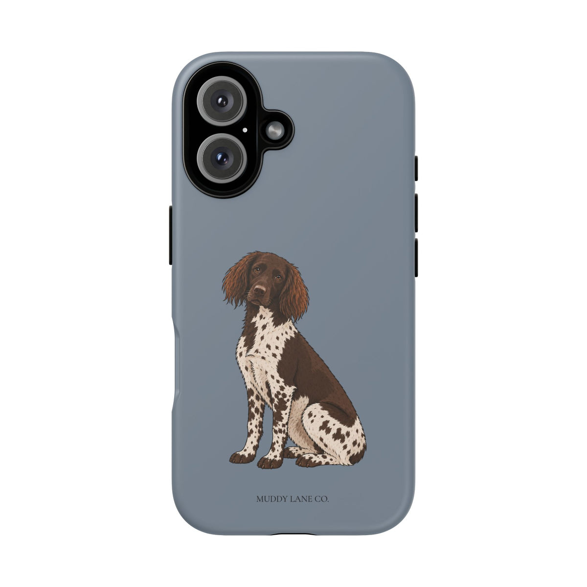 Spaniel Tough Phone Case in Smoke Blue Matte