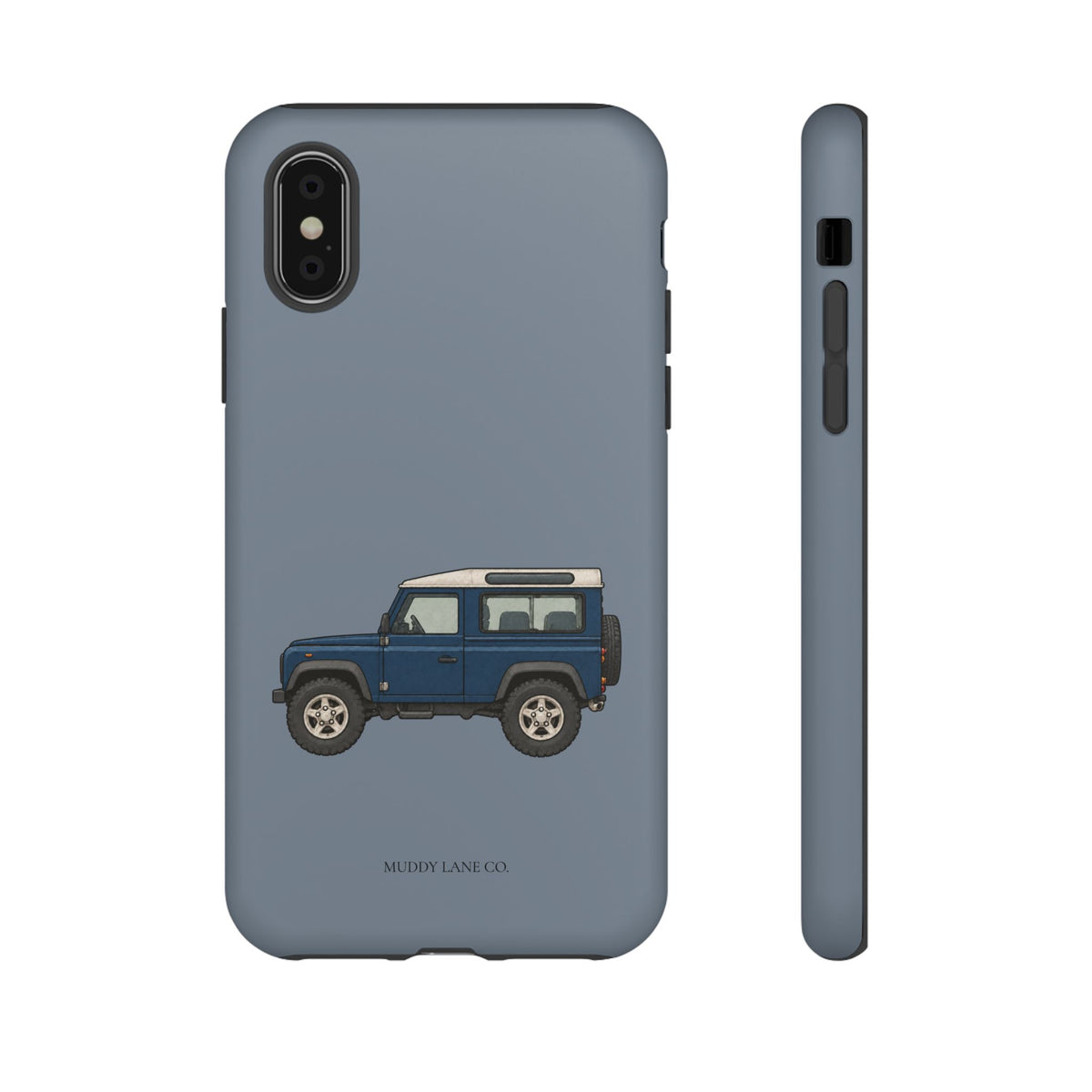 Blue Classic 4x4 Tough Phone Case in Smoke Blue Matte
