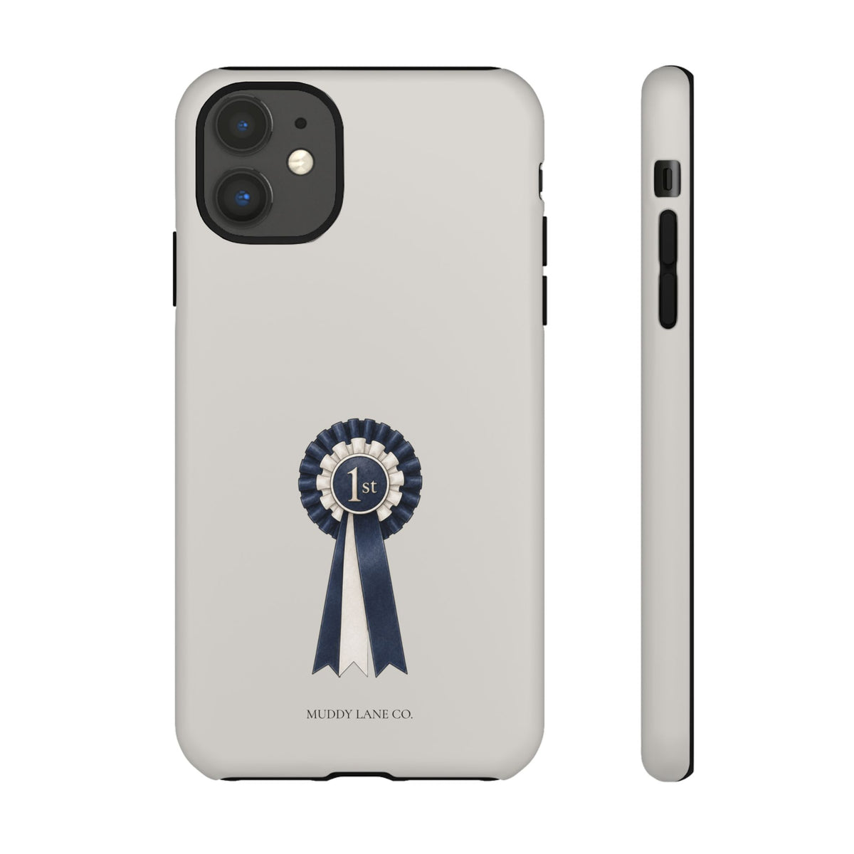 Rosette Tough Phone Case in Soft Grey Matte