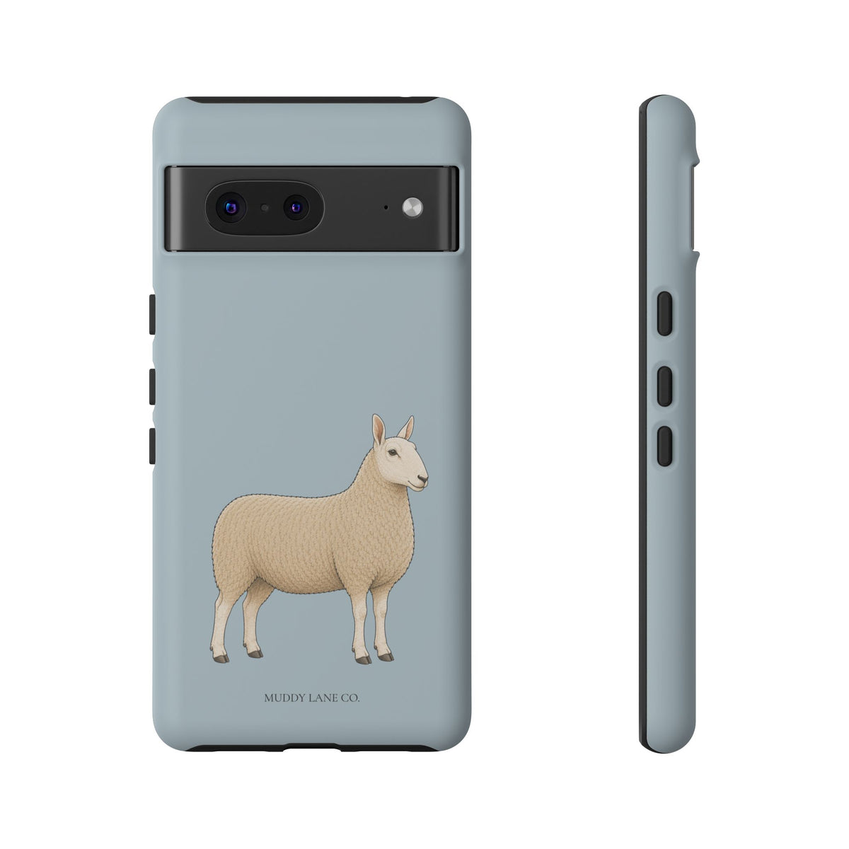 Border Leicester Tough Phone Case in Dusty Blue Matte