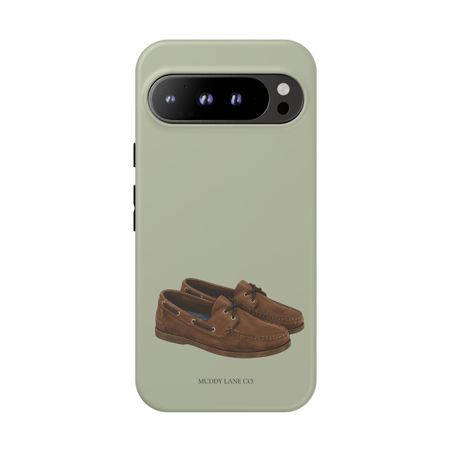 Deck Shoes Tough Phone Case in Light Sage Matte