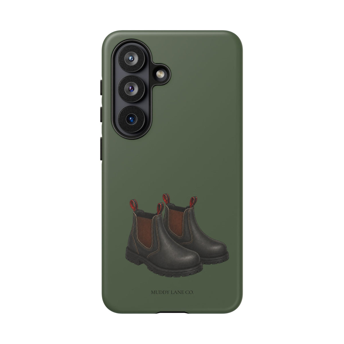 Yard Boots Tough Phone Case in Forest Green Matte