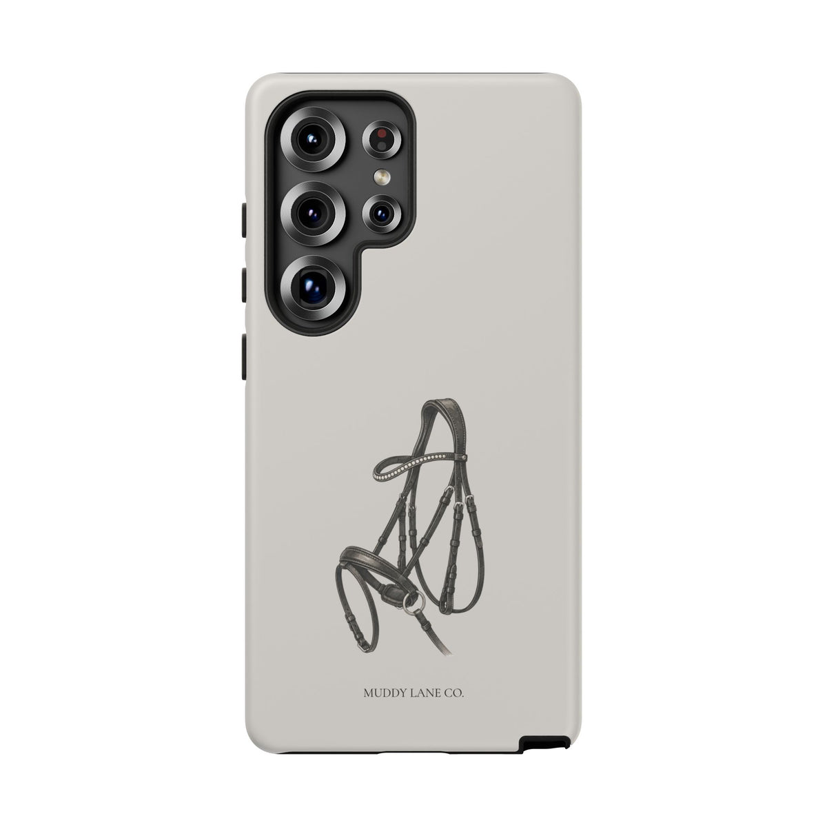 Bridle Tough Phone Case in Soft Grey Matte