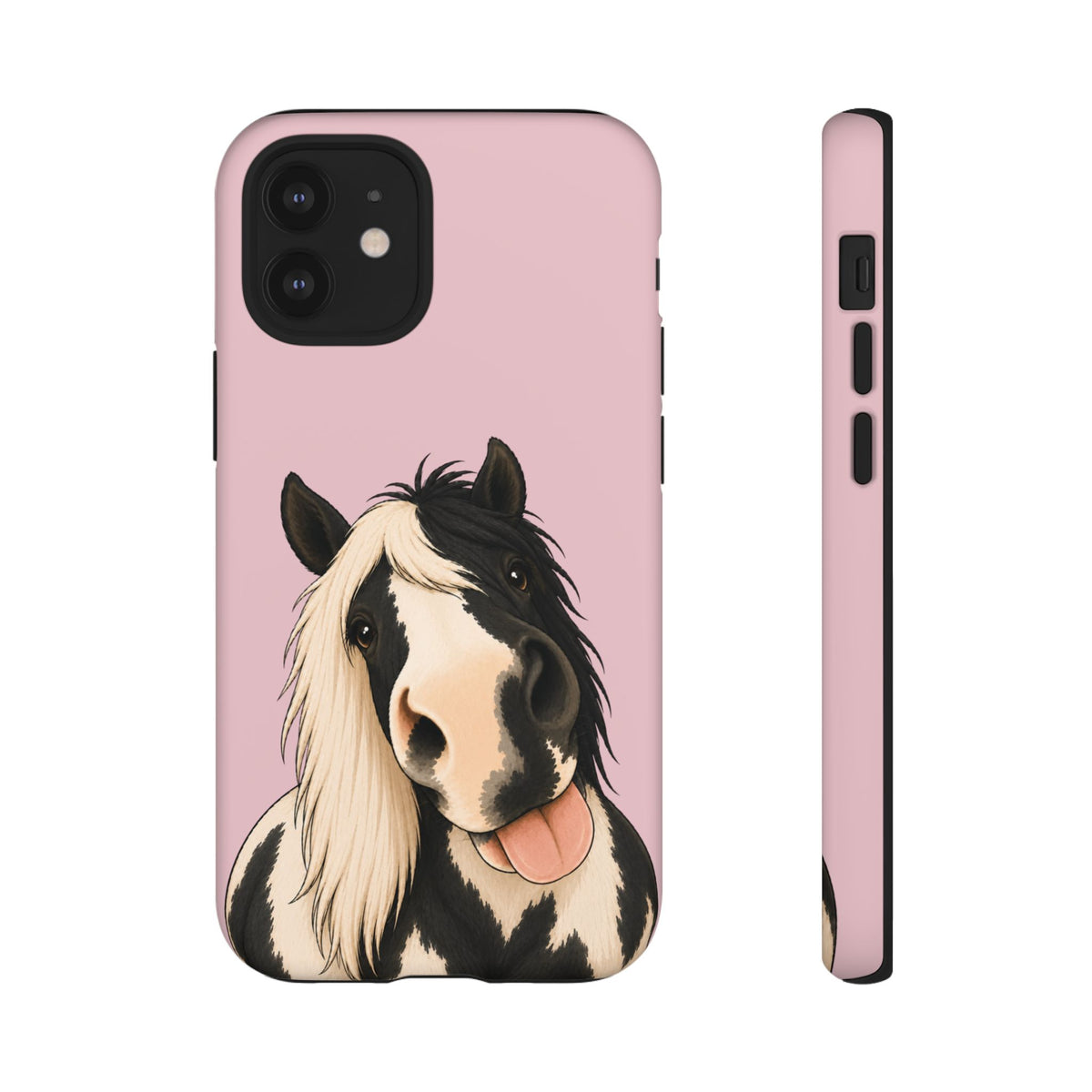 Cheeky Cob Tough Phone Case in Soft Rosette Pink Matte