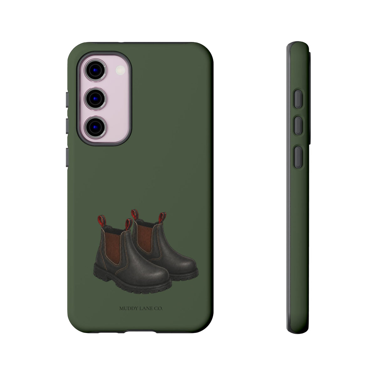 Yard Boots Tough Phone Case in Forest Green Matte