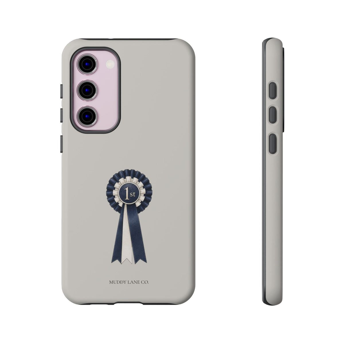 Rosette Tough Phone Case in Soft Grey Matte