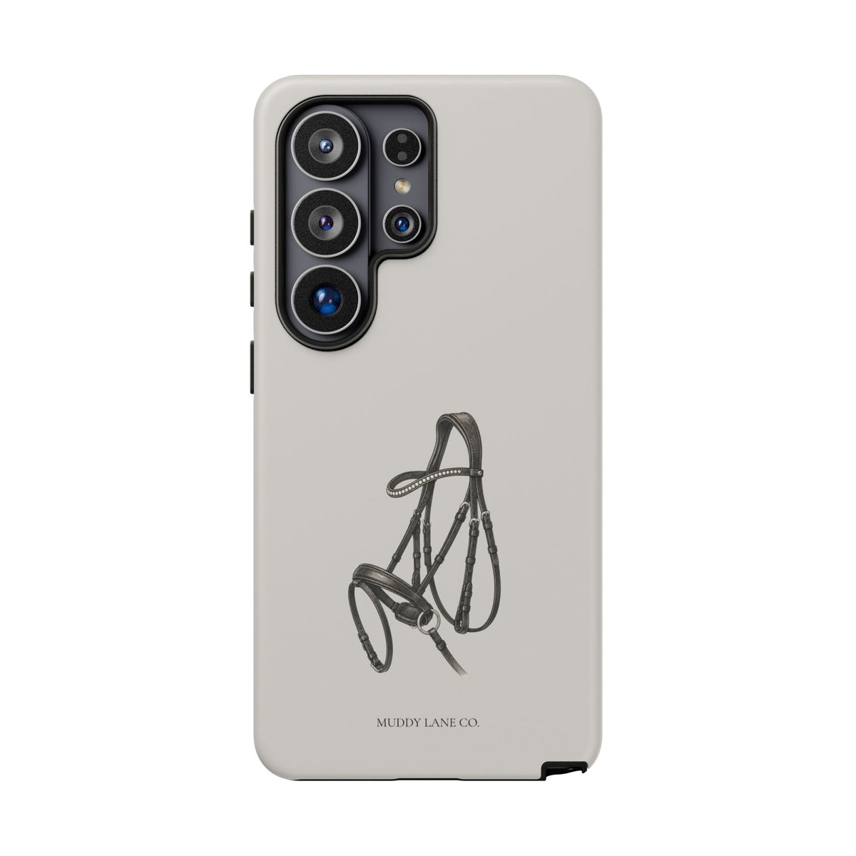 Bridle Tough Phone Case in Soft Grey Matte