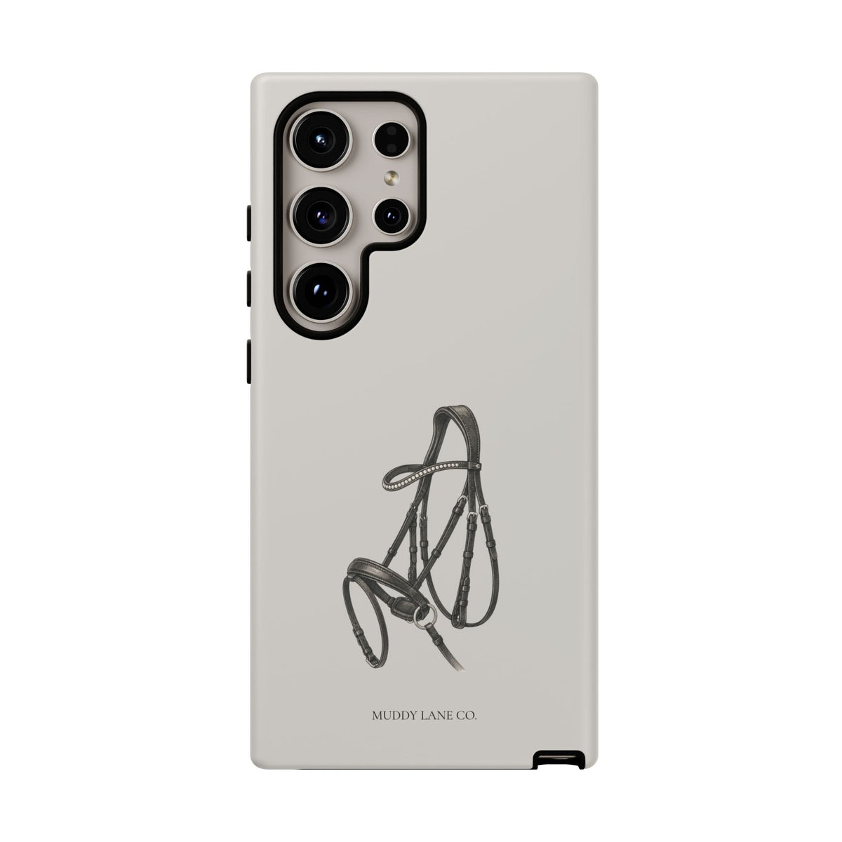 Bridle Tough Phone Case in Soft Grey Matte