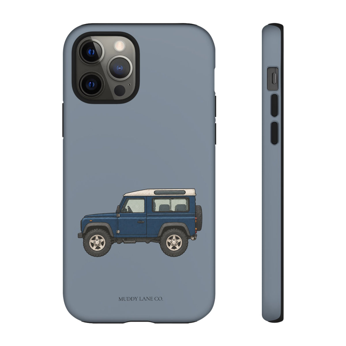Blue Classic 4x4 Tough Phone Case in Smoke Blue Matte