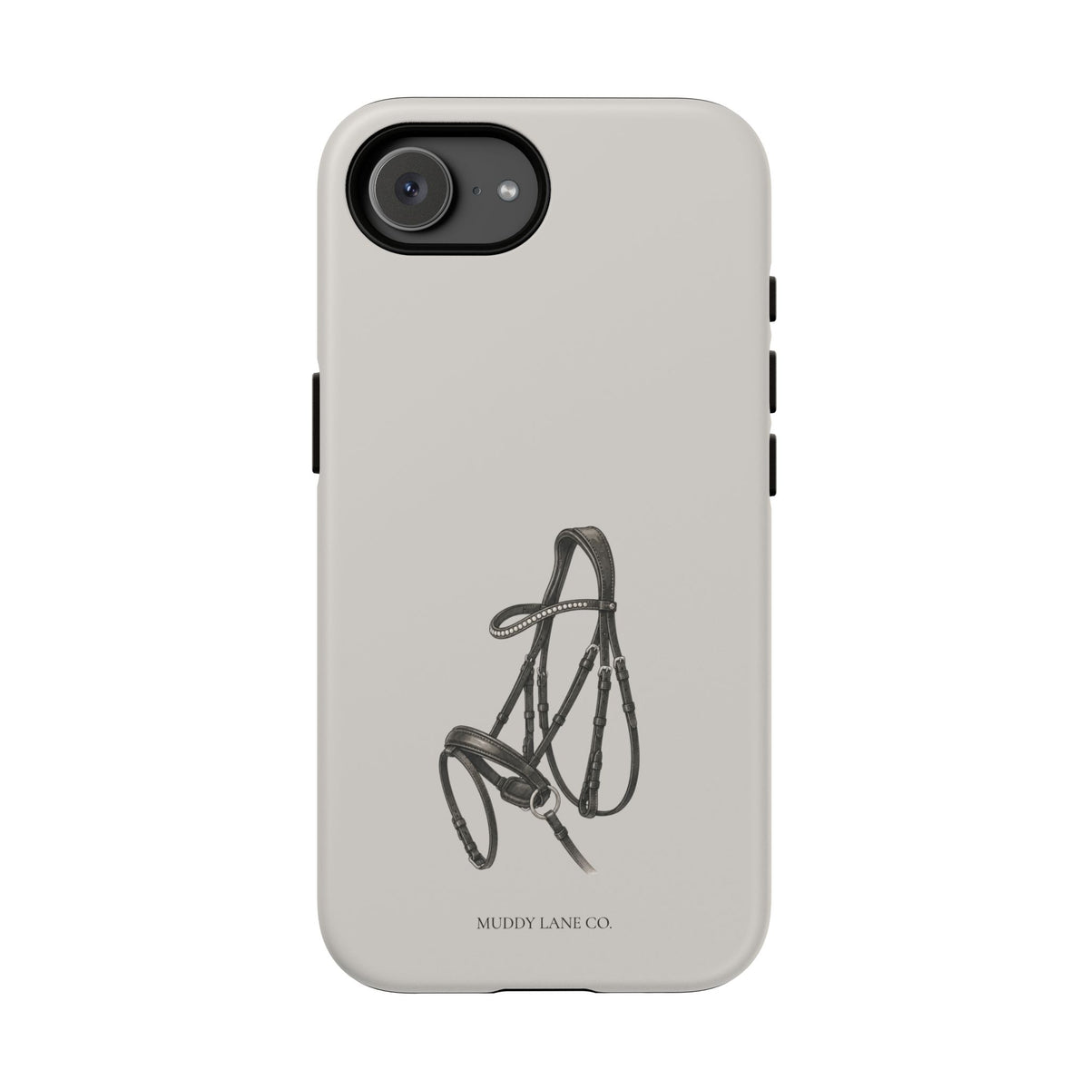 Bridle Tough Phone Case in Soft Grey Matte