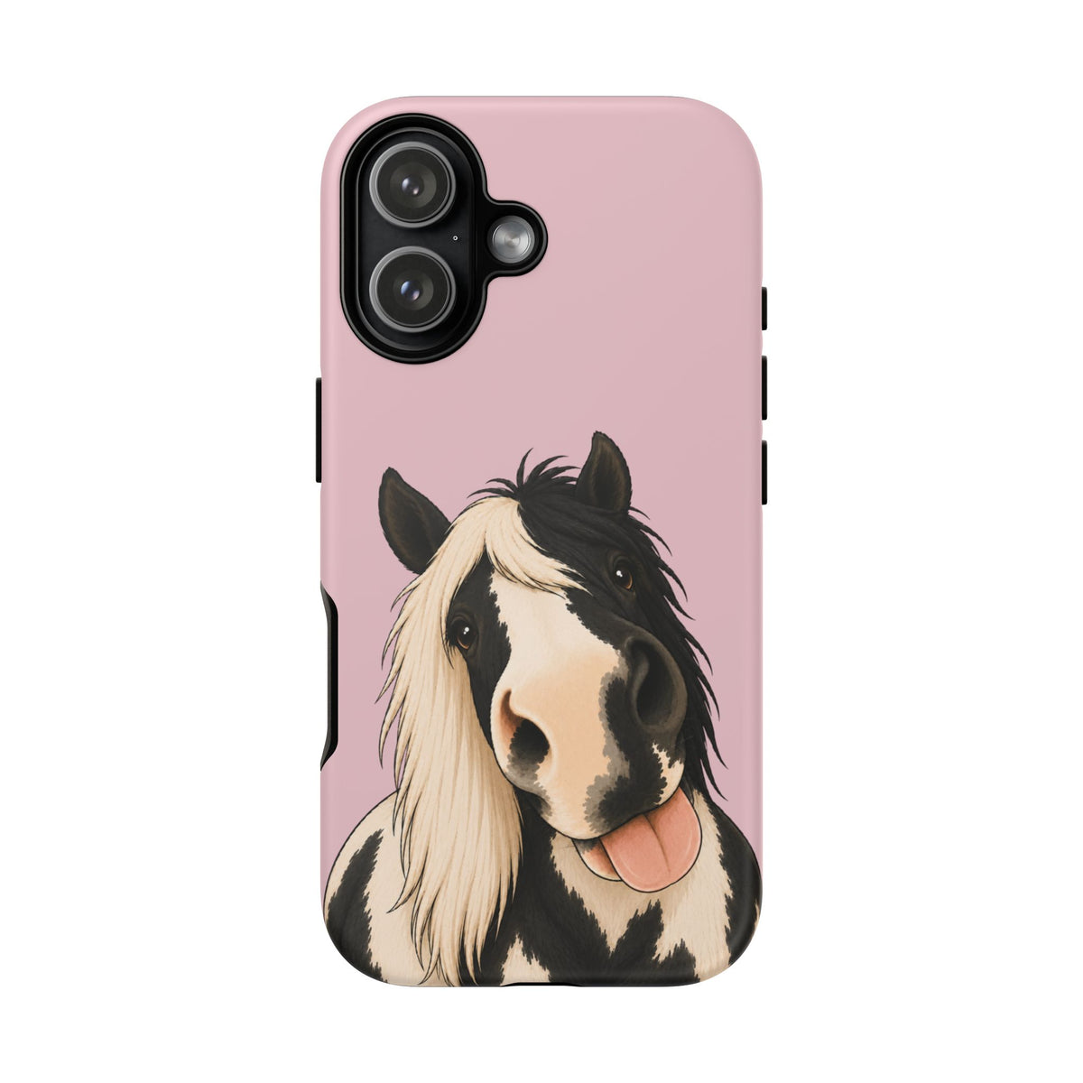 Cheeky Cob Tough Phone Case in Soft Rosette Pink Matte