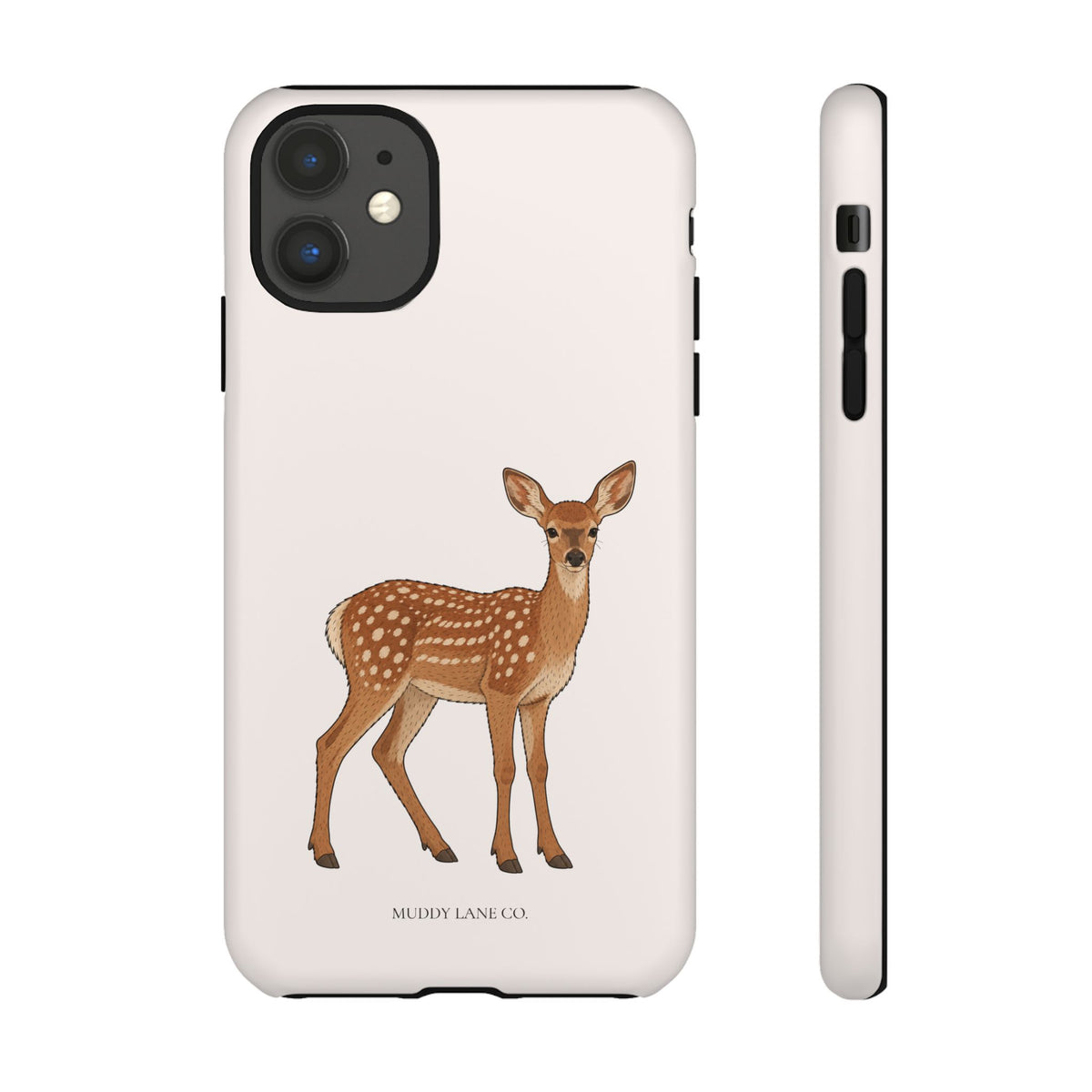 Fawn Tough Phone Case in Warm Cream Matte