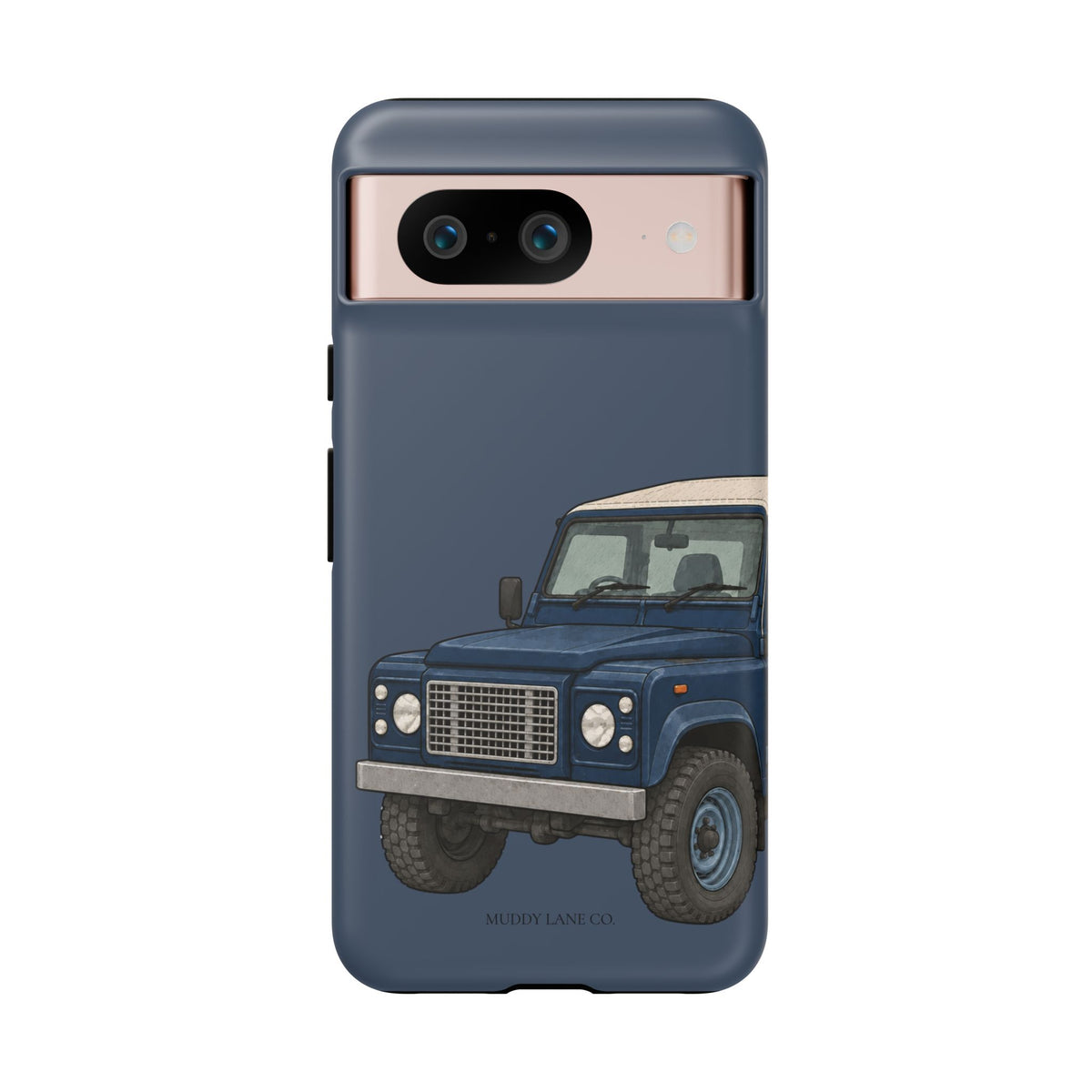 Blue Classic 4x4 Close-Up Tough Phone Case in Deep Navy Matte
