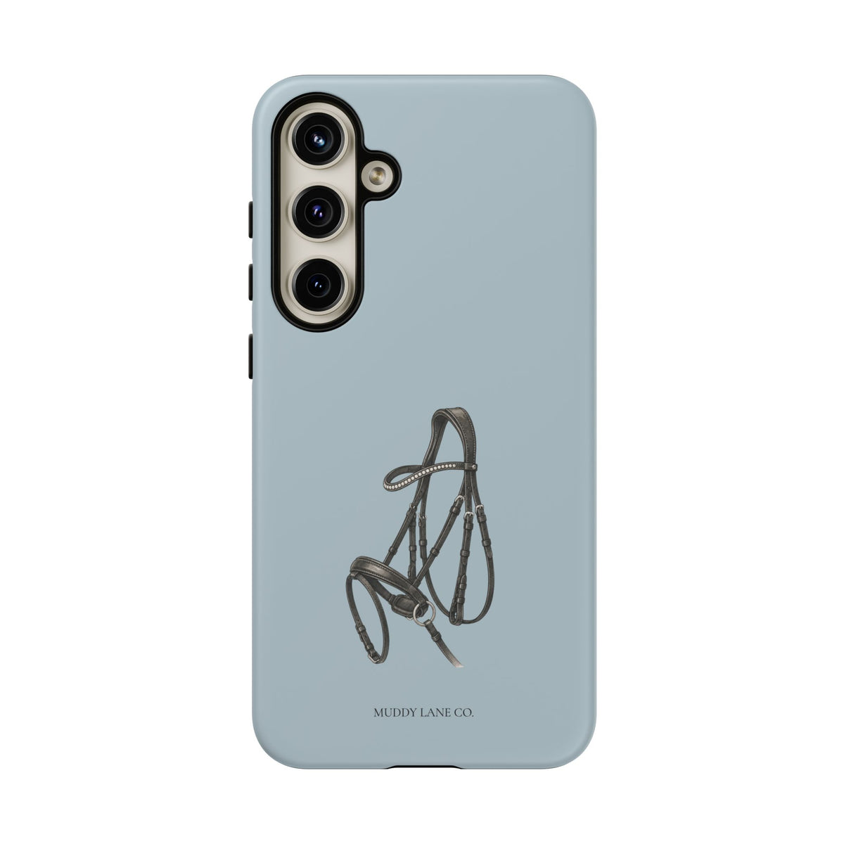 Bridle Tough Phone Case in Dusty Blue Matte