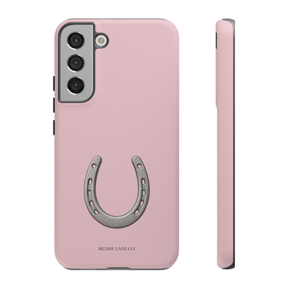 Horseshoe Tough Phone Case in Soft Rosette Pink Matte