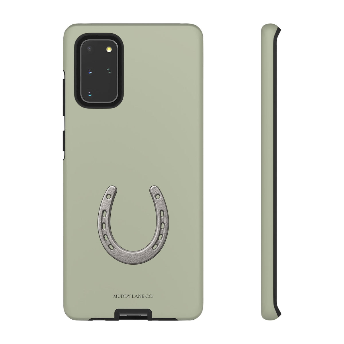 Horseshoe Tough Phone Case in Light Sage Matte