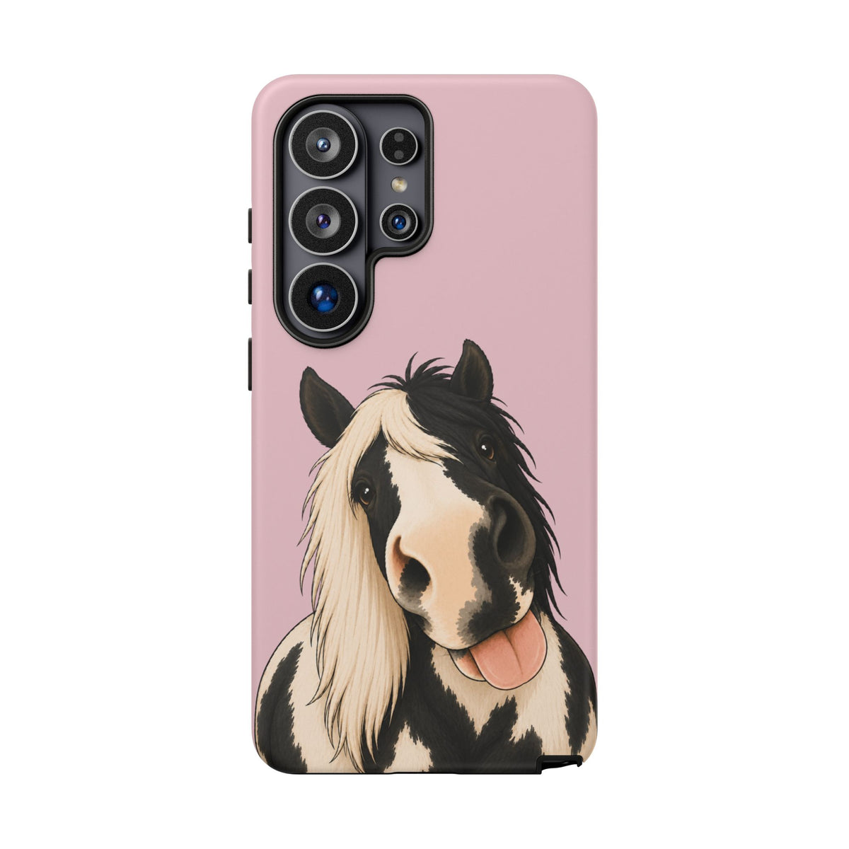 Cheeky Cob Tough Phone Case in Soft Rosette Pink Matte