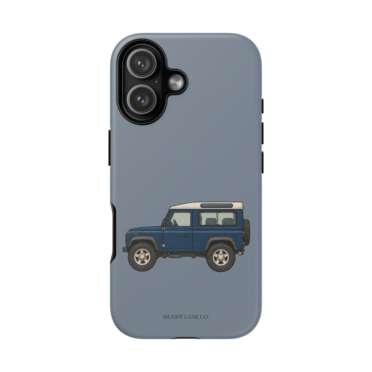Blue Classic 4x4 Tough Phone Case in Smoke Blue Matte