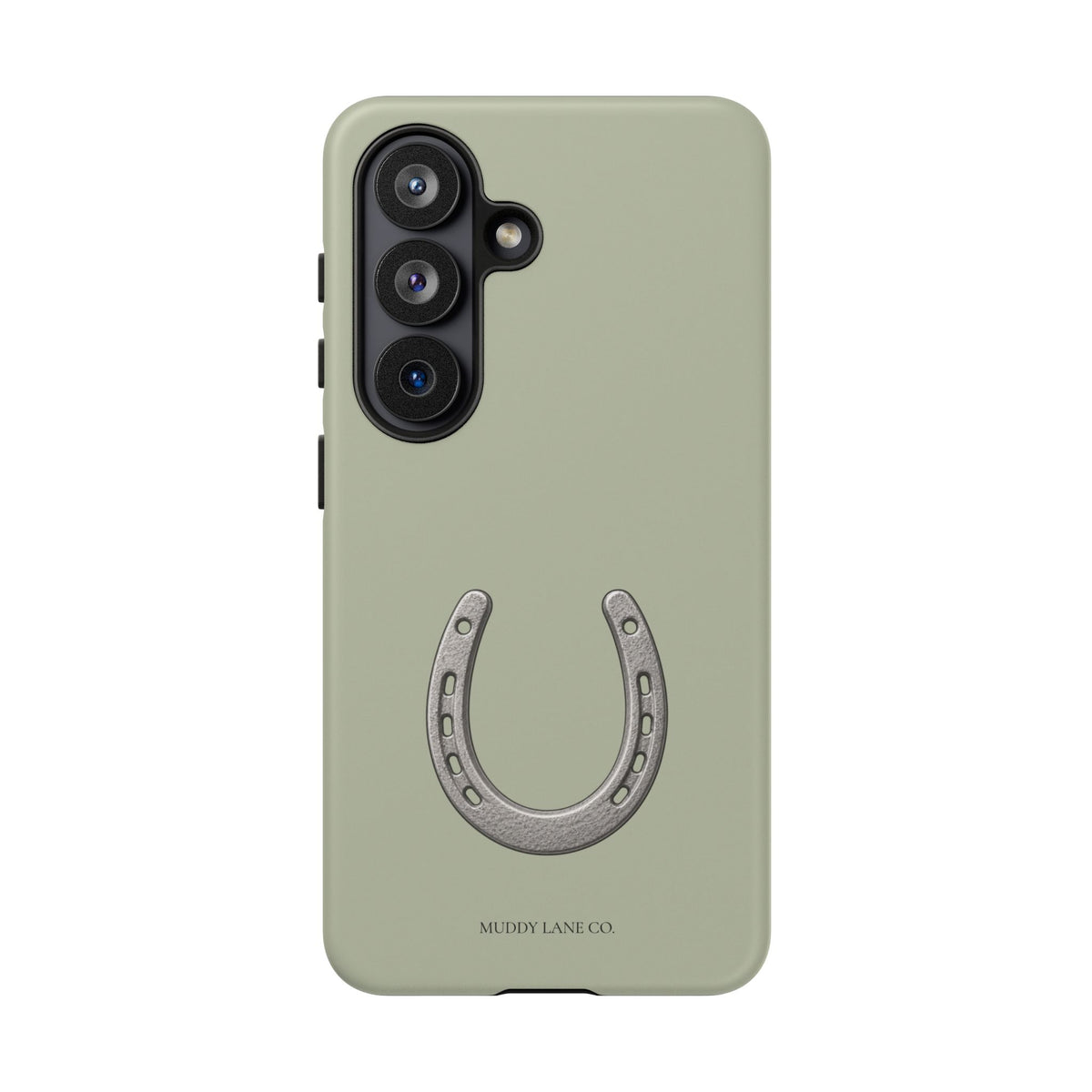 Horseshoe Tough Phone Case in Light Sage Matte