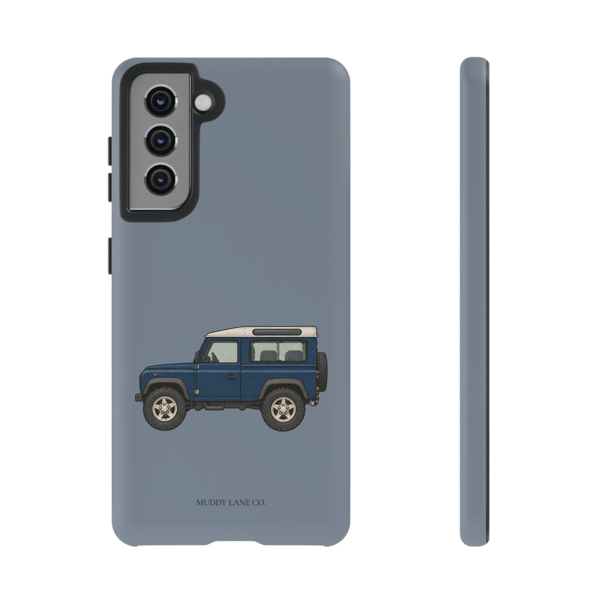 Blue Classic 4x4 Tough Phone Case in Smoke Blue Matte