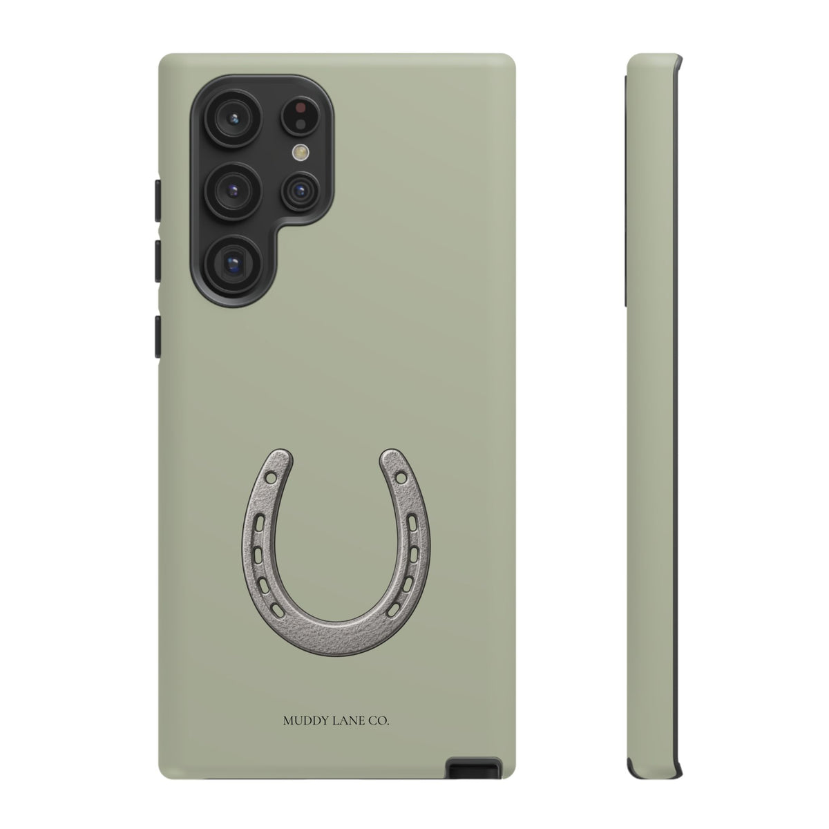 Horseshoe Tough Phone Case in Light Sage Matte