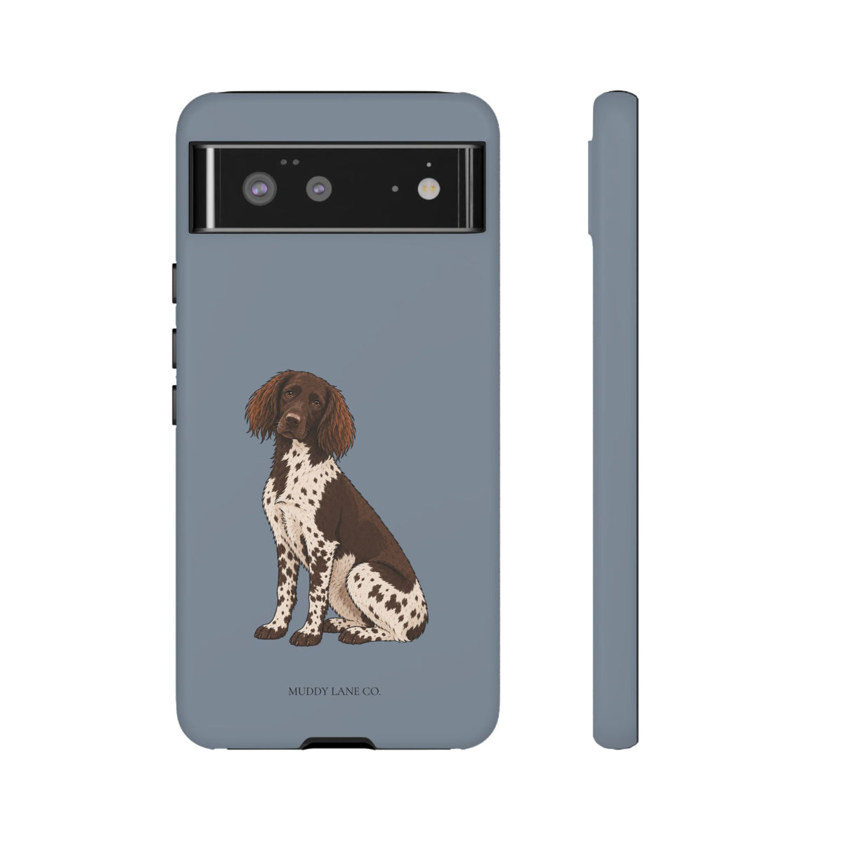 Spaniel Tough Phone Case in Smoke Blue Matte