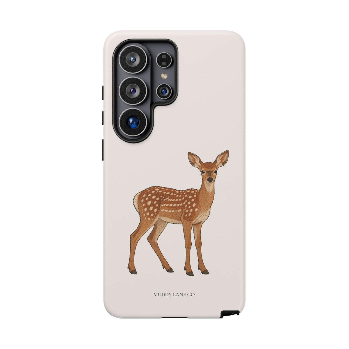 Fawn Tough Phone Case in Warm Cream Matte