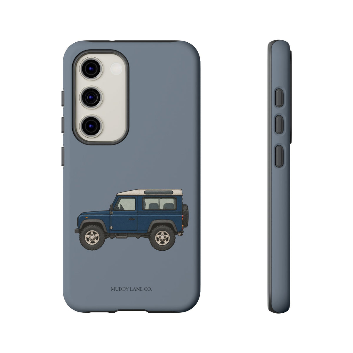 Blue Classic 4x4 Tough Phone Case in Smoke Blue Matte