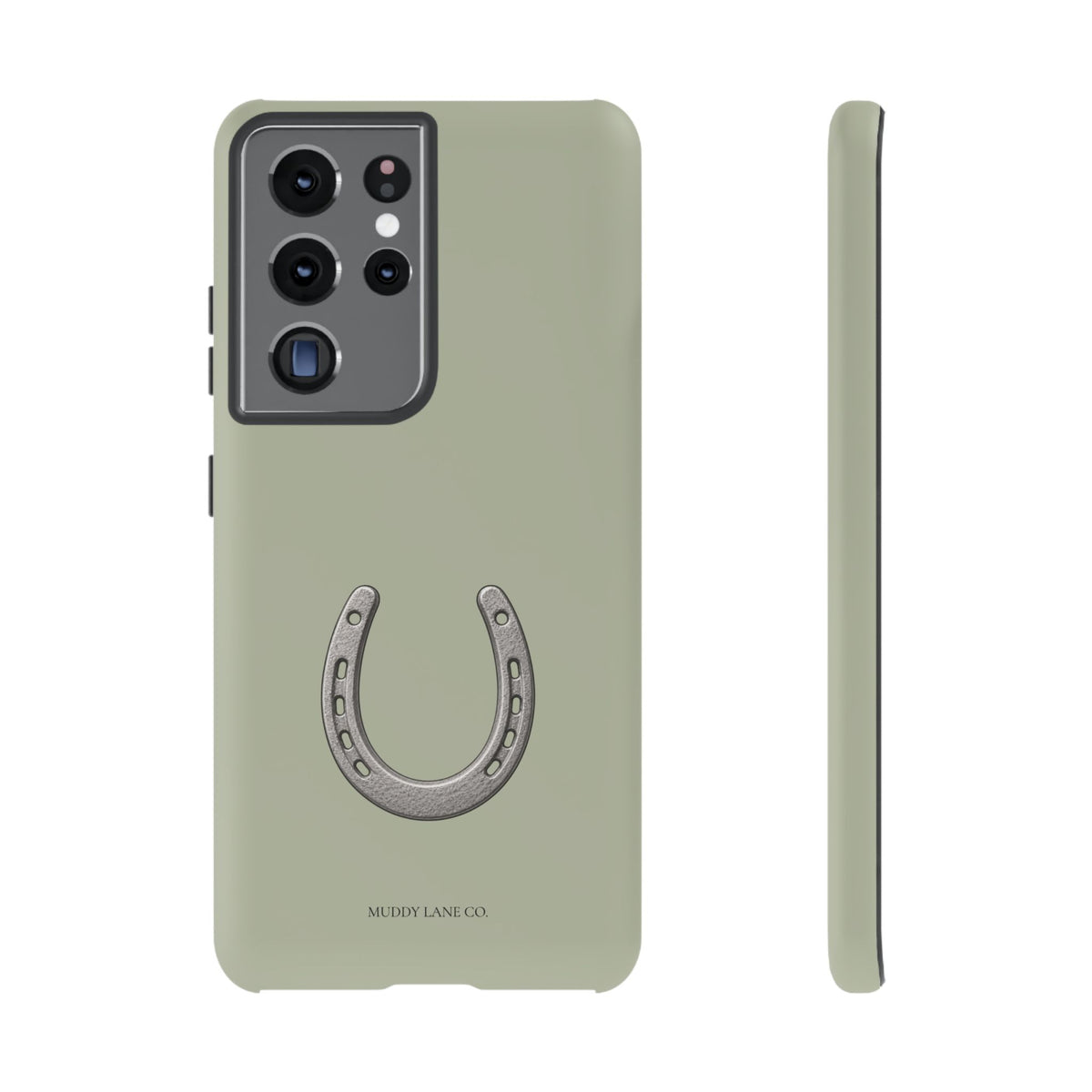 Horseshoe Tough Phone Case in Light Sage Matte