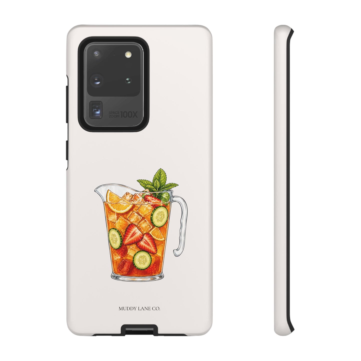 Summer Drink Jug Tough Phone Case in Warm Cream Matte