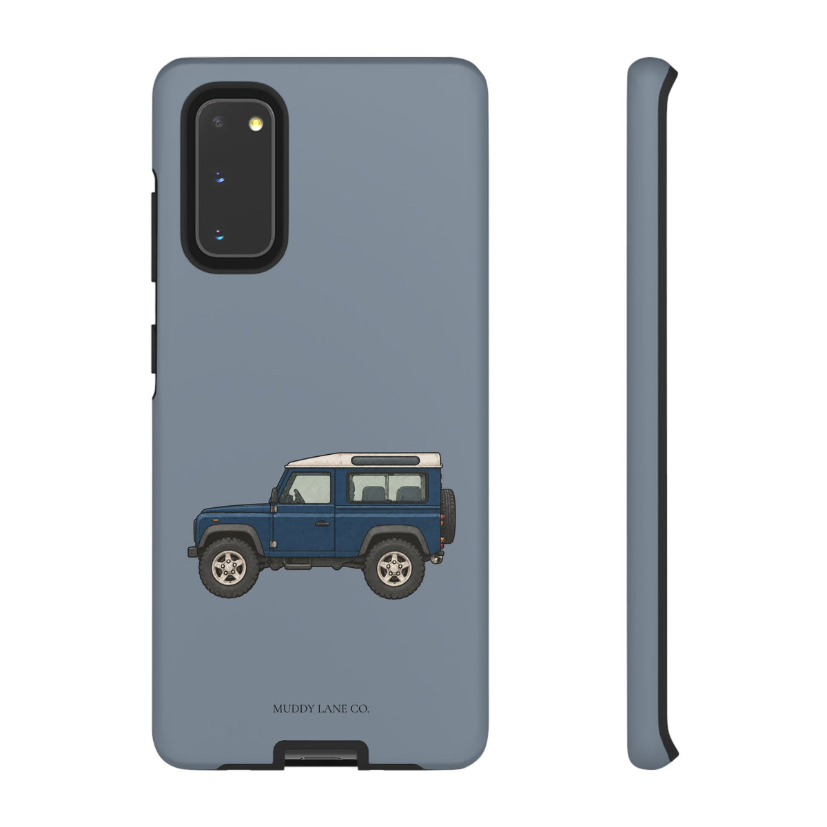 Blue Classic 4x4 Tough Phone Case in Smoke Blue Matte