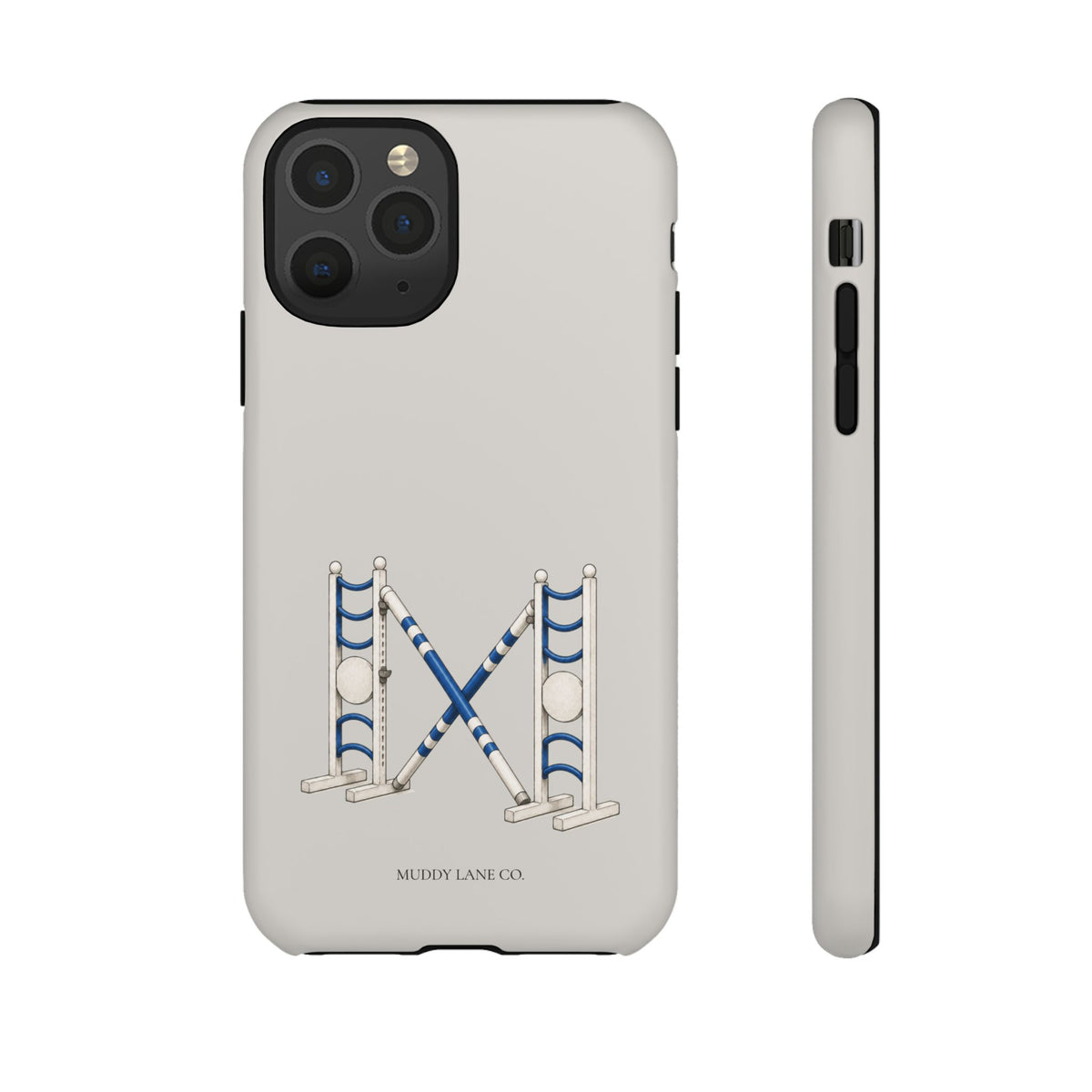 Show Jump Tough Phone Case in Soft Grey Matte