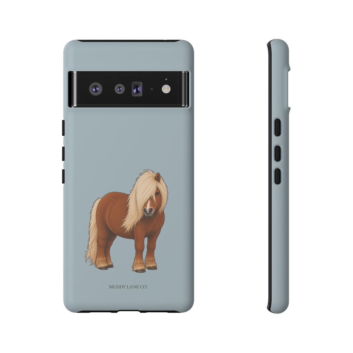 Shetty Tough Phone Case in Dusty Blue Matte